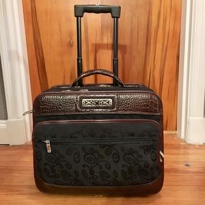 Brighton rolling laptop travel bag